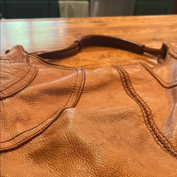 Lucky Brand Tan Leather Hobo Bag - Picture 2 of 16